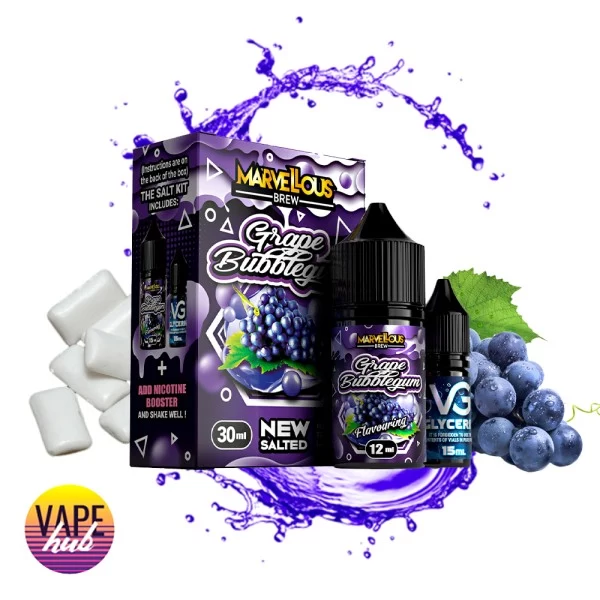 Набір Marvelous Brew 30 мл 65 мг - Grape Bubblegum — купити