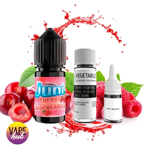 Набір Juni 30 мл 65 мг - Cherry Raspberry — купити