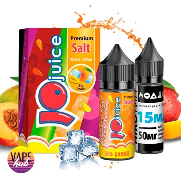 Набір JoJuice Premium Salt 30 мл 65 мг - Big Peach — купити