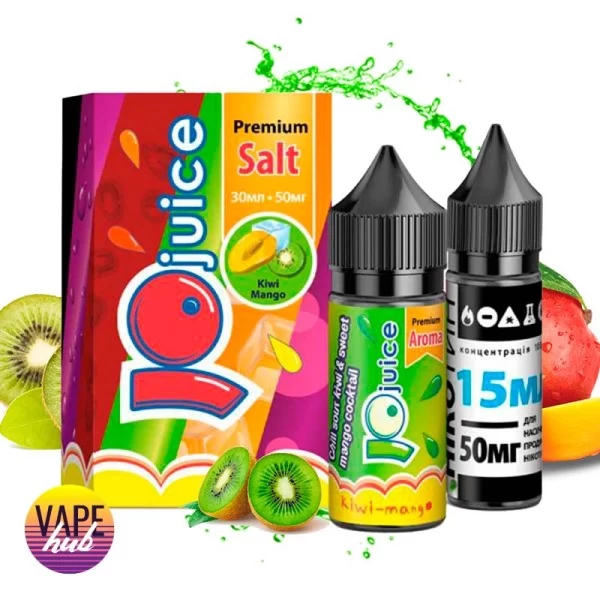 Набір JoJuice Premium Salt 30 мл 65 мг - Kiwi Mango — купити