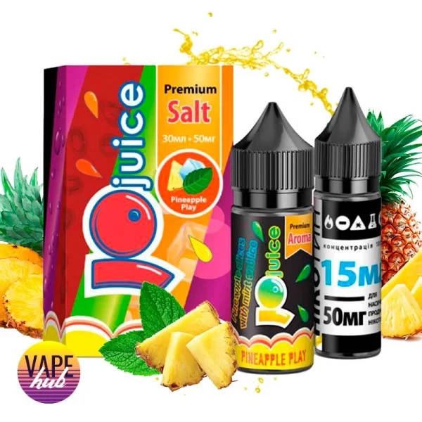 Набір JoJuice Premium Salt 30 мл 50 мг - Pineapple Play — купити