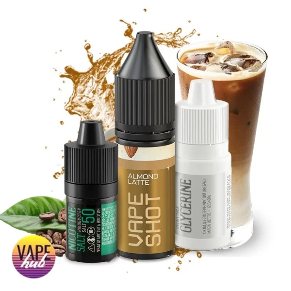 Набір Vape Shot 15 мл 25 мг - Almond Latte — купити
