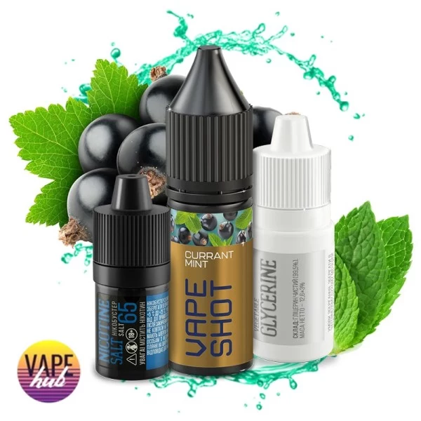 Набір Vape Shot 15 мл 65 мг - Currant Mint — купити