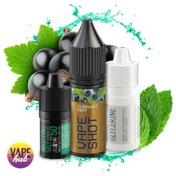 Набір Vape Shot 15 мл 25 мг - Currant Mint — купити