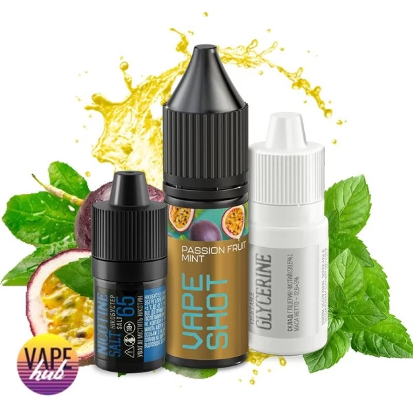Набір Vape Shot 15 мл 65 мг - Passion fruit-mint — купити