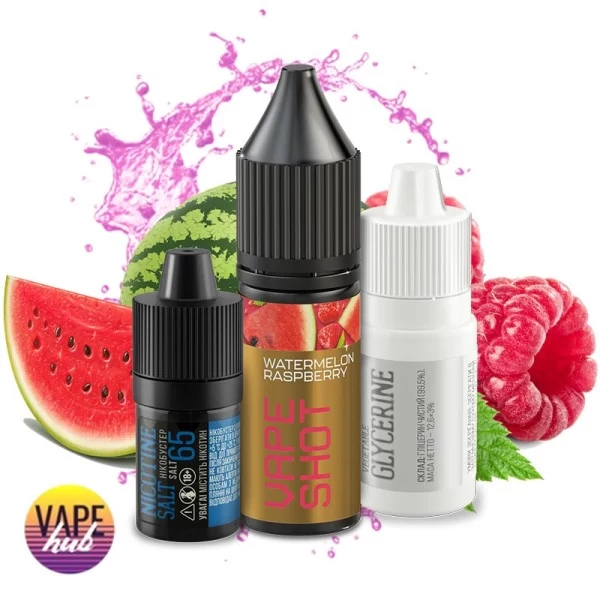 Набір Vape Shot 15 мл 65 мг - Watermelon Raspberry — купити